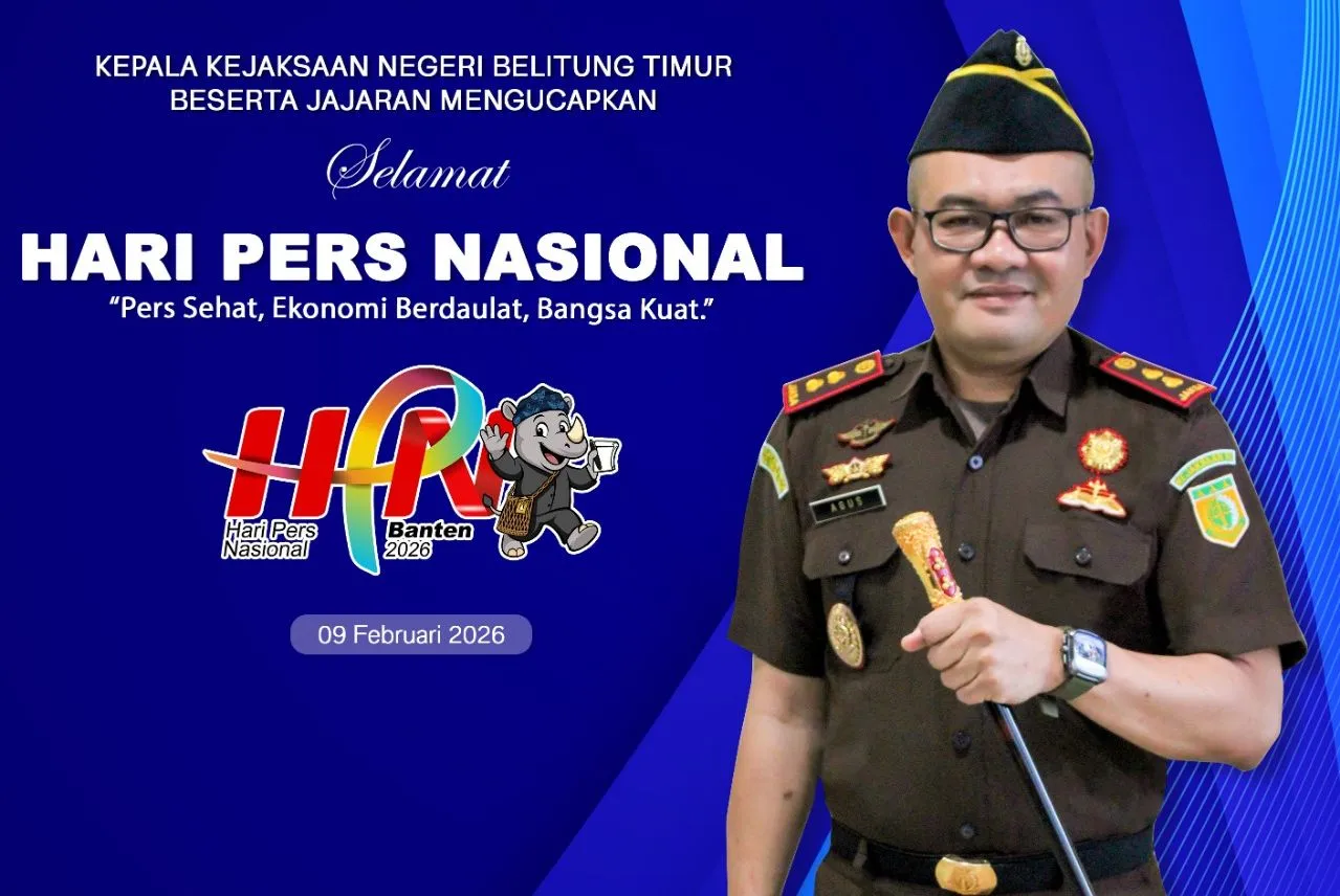 Peringatan HPN 2026, Kajari Belitung Timur Apresiasi Kinerja Pers dan Nyatakan Siap Bersinergi