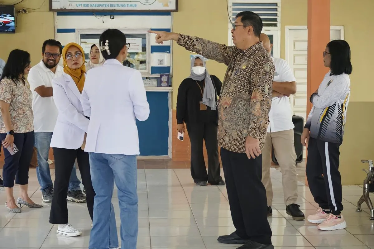 Pastikan Integrasi Layanan Kesehatan Digital, Bupati dan Ketua DPRD Tinjau RSUD Beltim