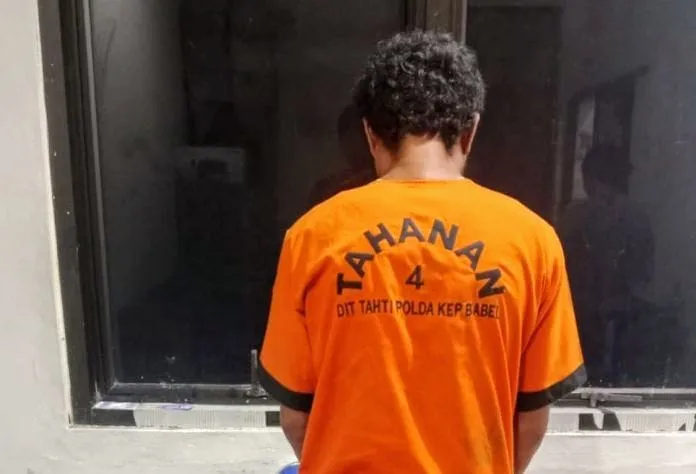 Ketahuan Miliki Puluhan Paket Sabu, MR Diringkus Ditresnarkoba Polda Bangka Belitung