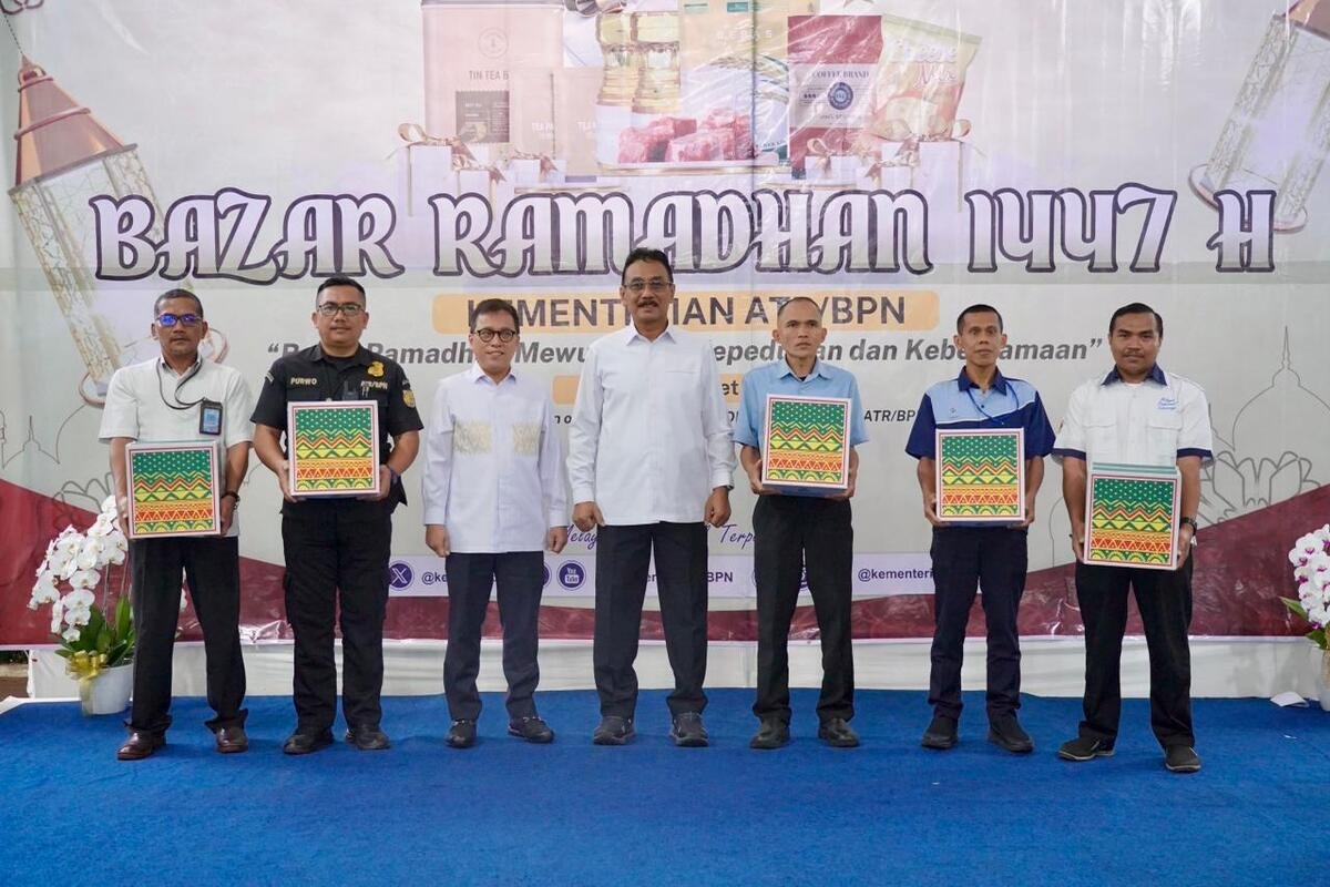 Bentuk Kepedulian terhadap Sesama, Kementerian ATR/BPN Gelar Bazar Ramadan 1447 H