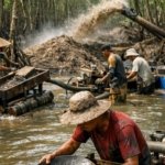 Polisi Tangkap Penambang di Mangrove Gantung, Terduga Pelaku dan Alat Dibawa ke Polsek