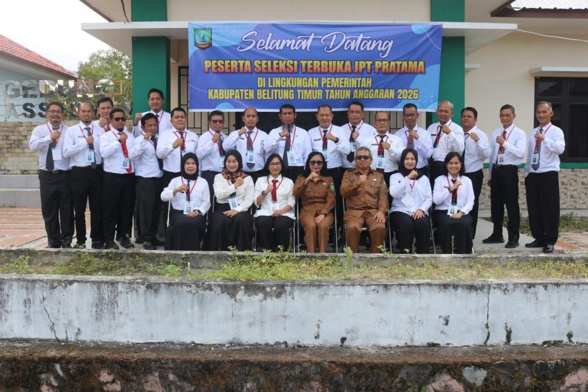 Peserta Seleksi JPT Belitung Timur Mulai Tulis Makalah