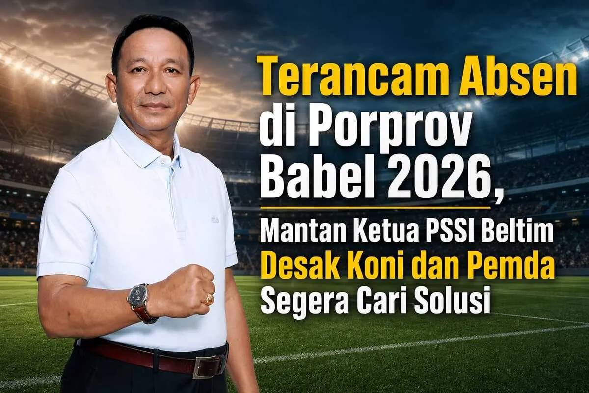 Terancam Absen di Porprov 2026, Eks Ketua PSSI Beltim Minta Koni dan Pemda Cari Solusi