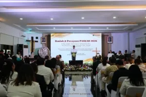 Hadir di Perayaan Paskah Kementerian ATR/BPN, Nusron Wahid: Paskah Membangun Semangat Kebangkitan Bangsa