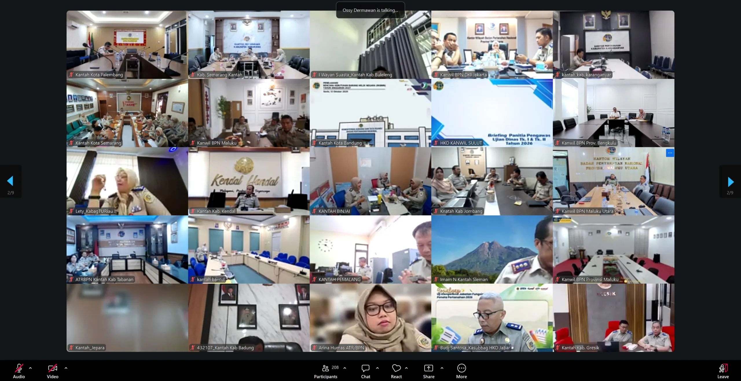 Bahas Transformasi Organisasi dan Tata Kerja, Kementerian ATR/BPN Rumuskan Cara Kerja Efektif Berbasis Kewilayahan