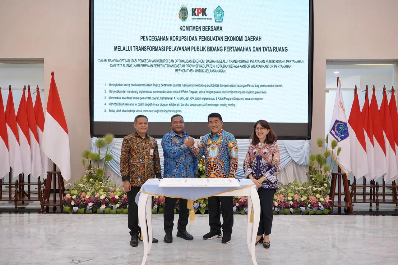 Kementerian ATR/BPN dan KPK Jadikan Sulut Lokasi Percontohan Transformasi Pelayanan Publik di Bidang Pertanahan